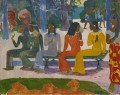 Ta Matete Hoy no saldremos al mercado Postimpresionismo Primitivismo Paul Gauguin